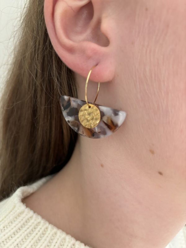 Boucles d'oreilles Iris petit modèle – Image 2