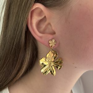 Boucles d’oreilles Fleur