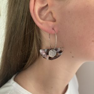 Boucles d’oreilles Iris grand modèle