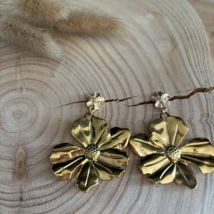 Boucles d’oreilles Fleur