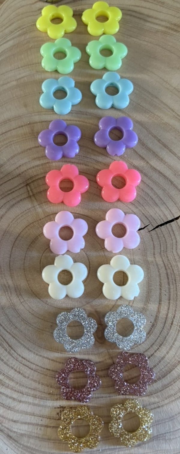 Boucles d'oreilles Flora - pendentifs supplémentaires