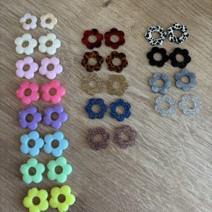 Boucles d&rsquo;oreilles Flora – pendentifs supplémentaires